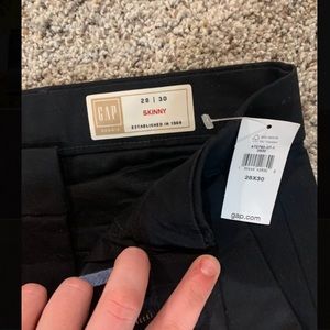 Gap skinny khakis - navy blue